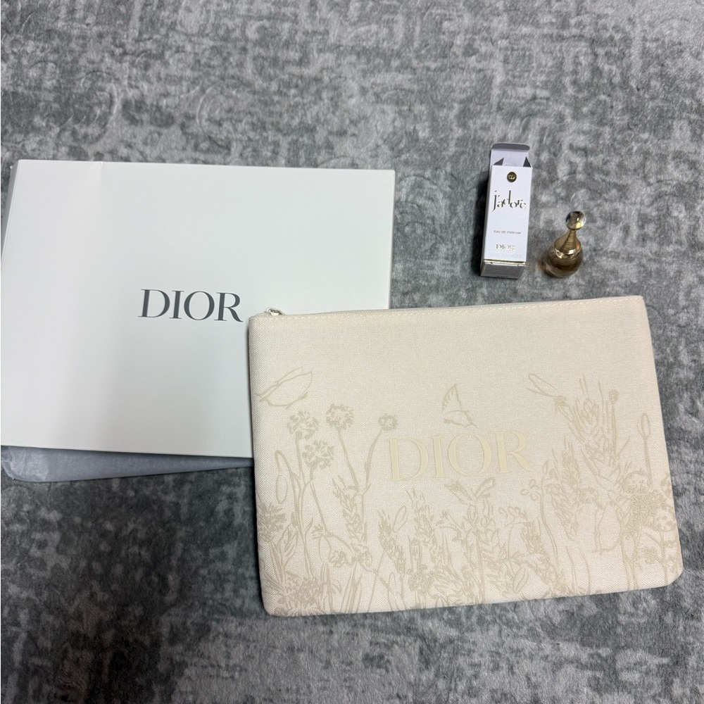 Dior Pouch and J'adore Eau de Parfum Miniature